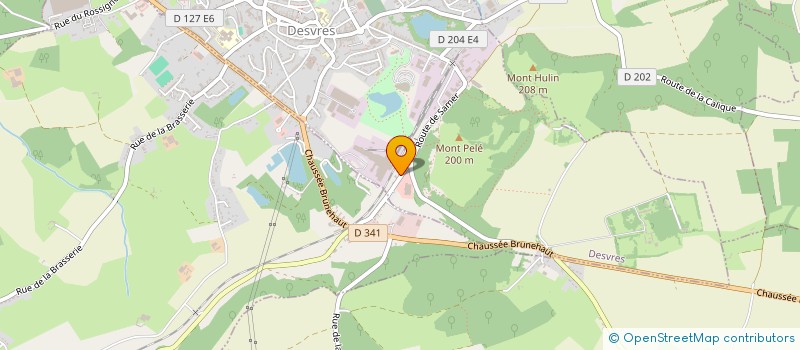 localisation de l'entreprise PEUVION TP à DESVRES