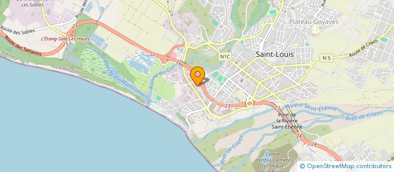 localisation de l'entreprise PEUY  SAINT-LOUIS