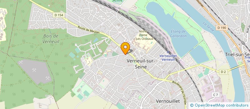 localisation de l'entreprise PEV  VERNEUIL-SUR-SEINE