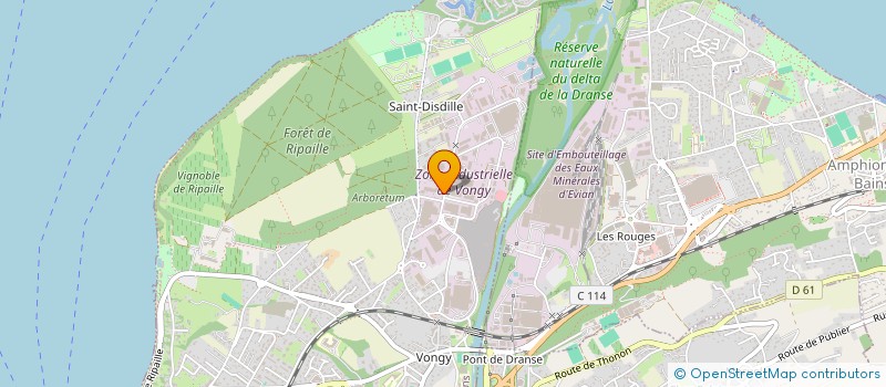 localisation de l'entreprise PEVA MOBILITES à THONON-LES-BAINS
