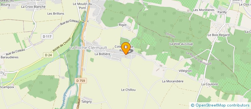 localisation de l'entreprise PEVAM  LA ROCHE-CLERMAULT