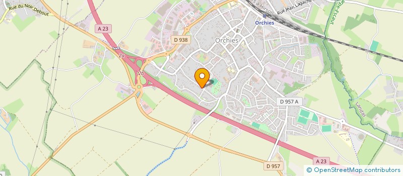 localisation de l'entreprise PEVANDGO  ORCHIES