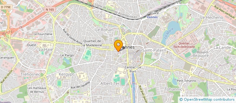 localisation de l'entreprise PEVARZEK à VANNES