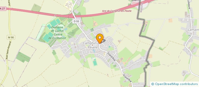 localisation de l'entreprise PEVELE AMBULANCE à CAMPHIN-EN-PEVELE