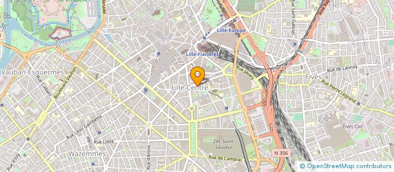 localisation de l'entreprise PEVELE ET PAYSAGES à LILLE