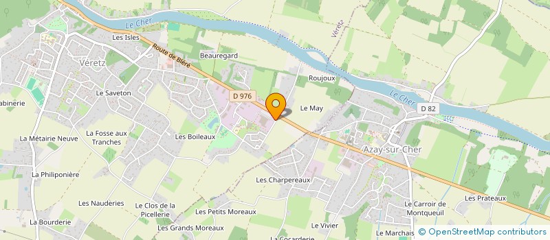 localisation de l'entreprise PEVODIS à VERETZ