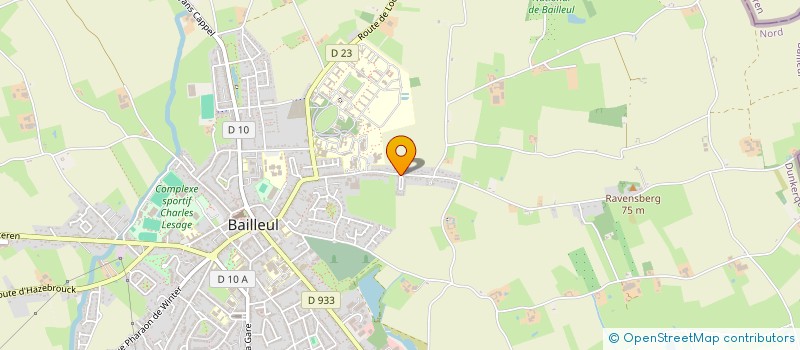 localisation de l'entreprise PEWE à BAILLEUL