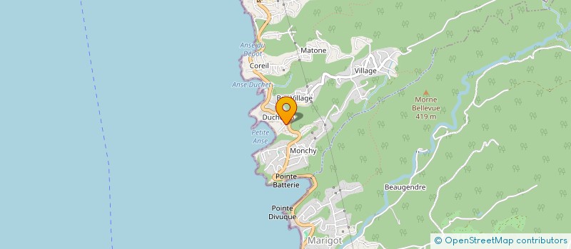 localisation de l'entreprise PEWEN à BOUILLANTE