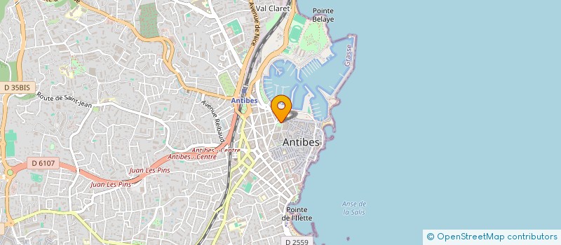 localisation de l'entreprise PEWI à ANTIBES
