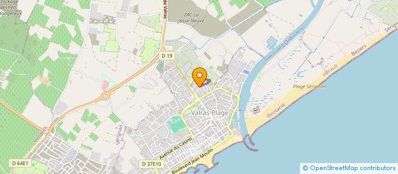 localisation de l'entreprise PEX CAPITAL  VALRAS-PLAGE