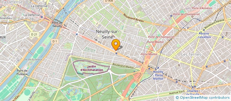 localisation de l'entreprise PEXCO SASU à NEUILLY-SUR-SEINE