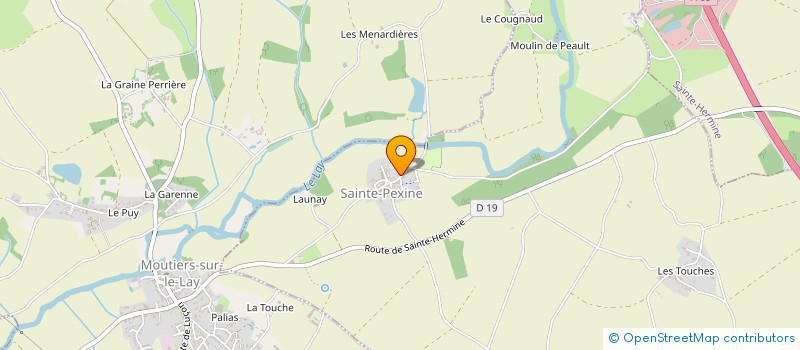 localisation de l'entreprise PEXIN' EN FETE  SAINTE-PEXINE