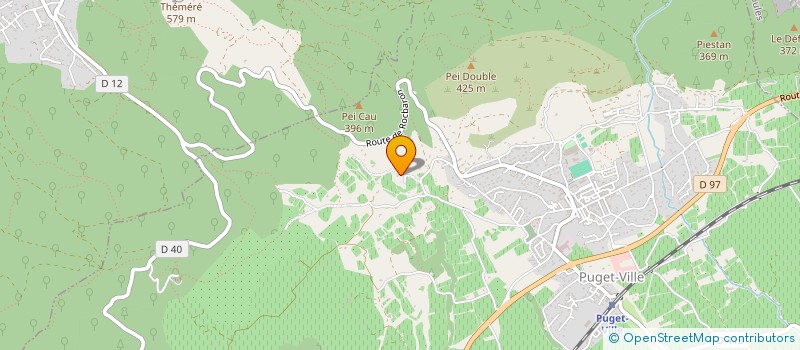 localisation de l'entreprise PEY CAOU  PUGET-VILLE