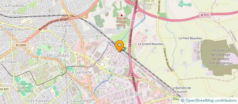 localisation de l'entreprise PEYCAL AUVERGNE  CLERMONT-FERRAND