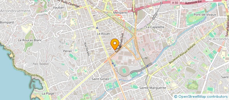 localisation de l'entreprise PEYCHER INVEST  SAINT-MARC-JAUMEGARDE