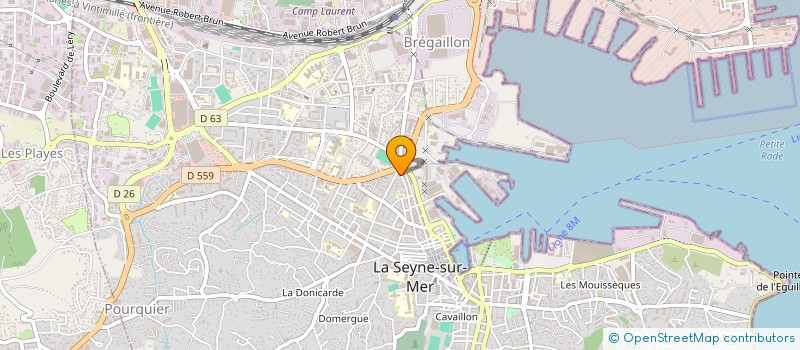 localisation de l'entreprise PEYEM à LA SEYNE-SUR-MER