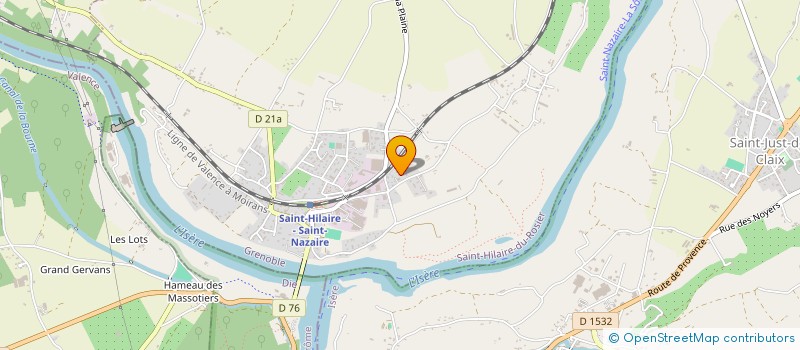 localisation de l'entreprise PEYGAU  SAINT-LATTIER