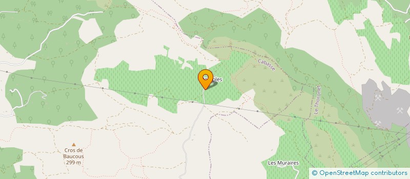 localisation de l'entreprise PEYGROS  LE THORONET