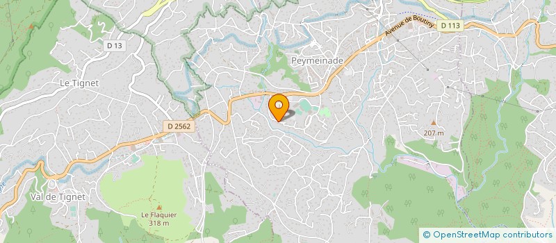 localisation de l'entreprise PEYMEINADE HANDICAP  PEYMEINADE