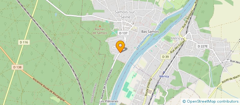 localisation de l'entreprise PEYNIER-AURIOL  SAMOIS-SUR-SEINE