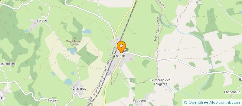 localisation de l'entreprise PEYNIN  TOULX-STE-CROIX