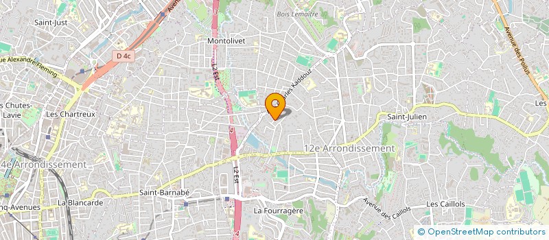 localisation de l'entreprise PEYO à MARSEILLE