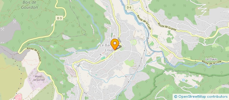 localisation de l'entreprise PEYPIN PAYSAGES  LE BAR-SUR-LOUP