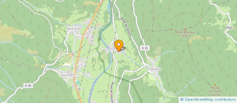 localisation de l'entreprise PEYRA  LOUDENVIELLE