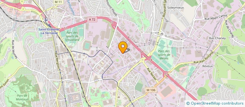 localisation de l'entreprise PEYRACHE TRAITEMENTS  SAINT-ETIENNE
