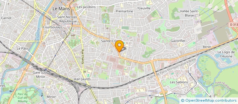 localisation de l'entreprise PEYRAS à LE MANS