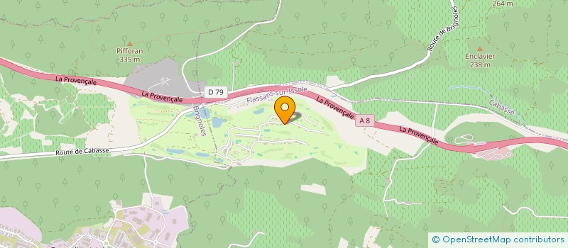 localisation de l'entreprise PEYRASSOL à FLASSANS-SUR-ISSOLE
