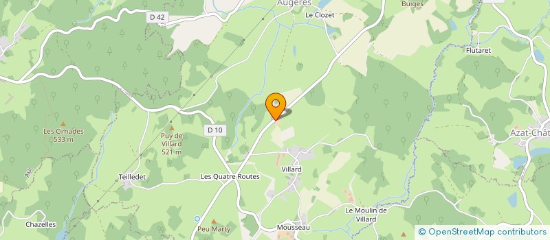 localisation de l'entreprise PEYRATS SOLAIRE à AUGERES