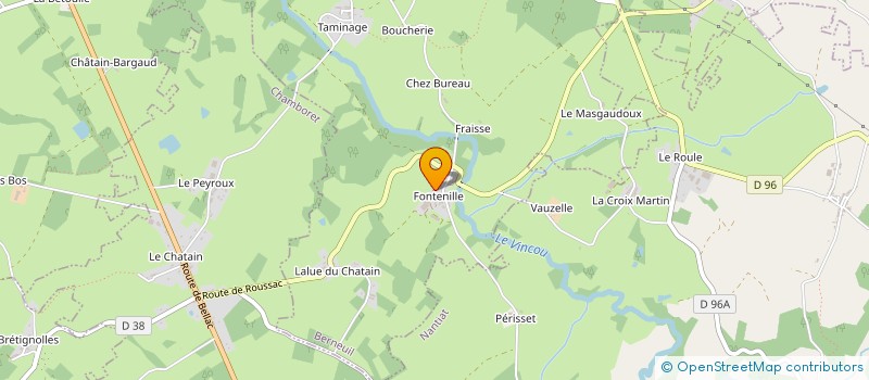 localisation de l'entreprise PEYRAUD ET FILS à BERNEUIL