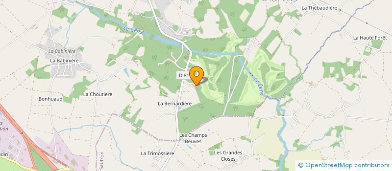 localisation de l'entreprise PEYRAUD J.L. à VIGNEUX-DE-BRETAGNE
