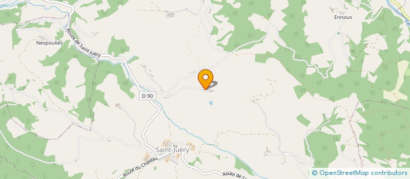 localisation de l'entreprise PEYRE SOUREL  SAINT-JUERY