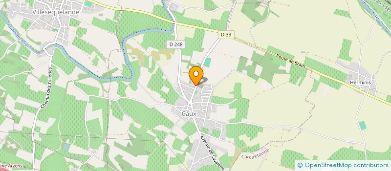 localisation de l'entreprise PEYREBINE  VILLESPY