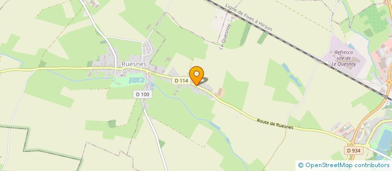 localisation de l'entreprise PEYRELADE à LE QUESNOY