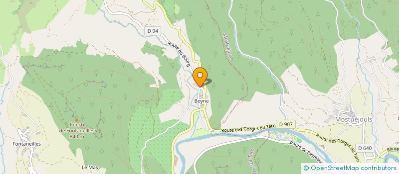 localisation de l'entreprise PEYRELADE  RIVIERE-SUR-TARN