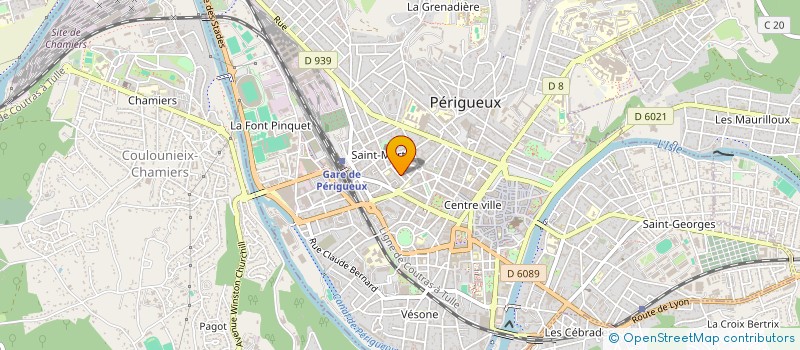 localisation de l'entreprise PEYRELEVADE à PERIGUEUX