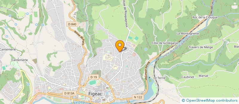 localisation de l'entreprise PEYRELONGUE IMMO  CORN