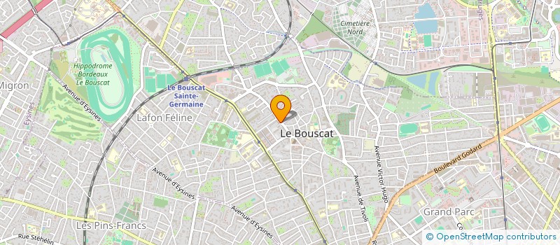 localisation de l'entreprise PEYREYRES  LE BOUSCAT