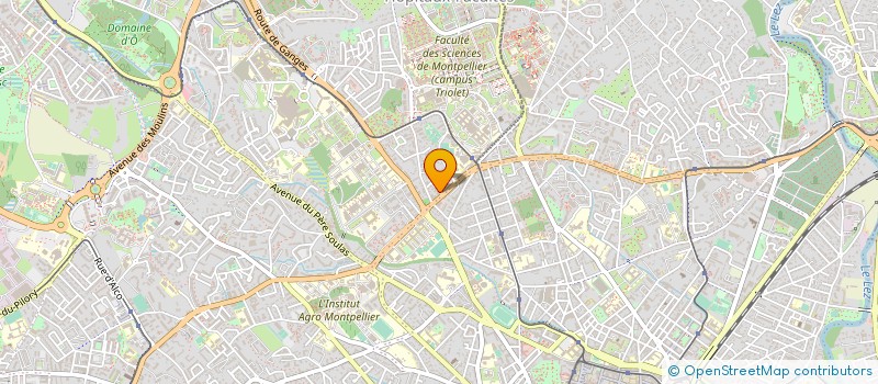 localisation de l'entreprise PEYRIN IMMOBILIER à MONTPELLIER