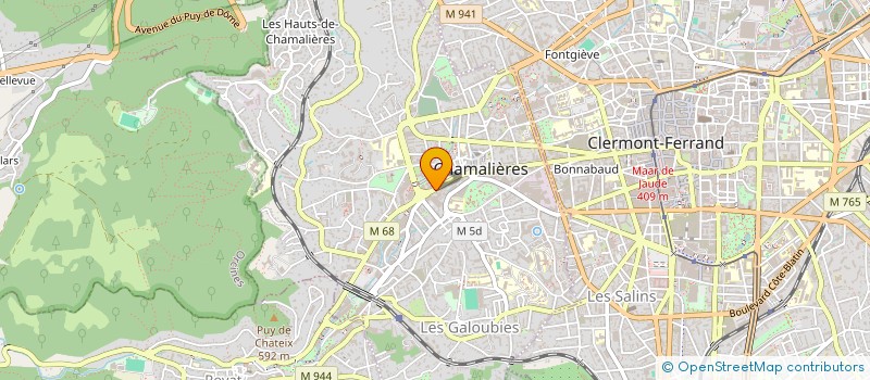 localisation de l'entreprise PEYRIN STATION SERVICE à CHAMALIERES