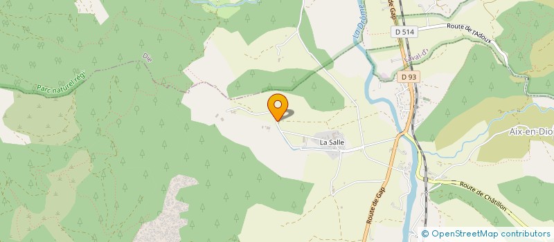 localisation de l'entreprise PEYROL-ENERGIE  SOLAURE EN DIOIS