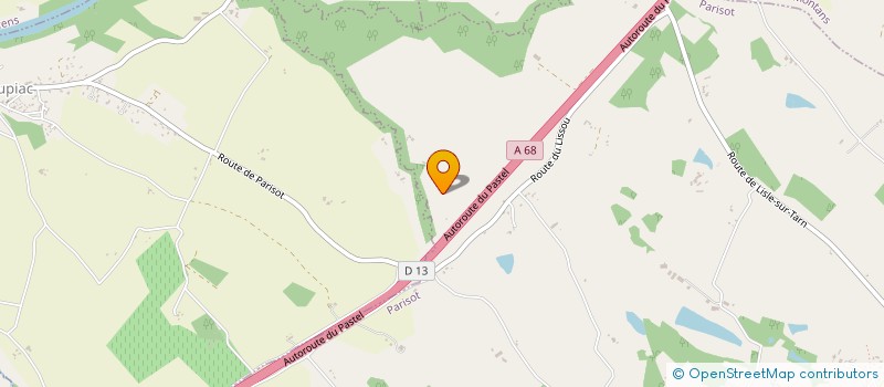 localisation de l'entreprise PEYROLE TRANSPORTS  PEYROLE