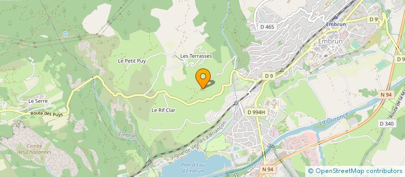 localisation de l'entreprise PEYRON ET MATHERON à PUY-SAINT-EUSEBE