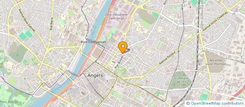 localisation de l'entreprise PEYRONNET à ANGERS
