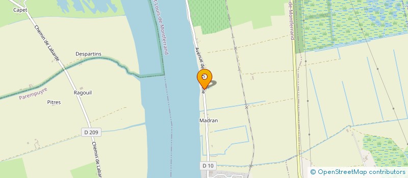 localisation de l'entreprise PEYRONNET NEGOCE  SAINT-LOUIS-DE-MONTFERRAND