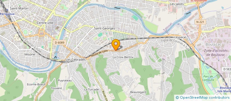 localisation de l'entreprise PEYRONNET VANZINI à PERIGUEUX