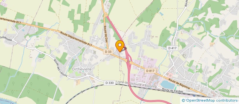 localisation de l'entreprise PEYROT  PEYREHORADE